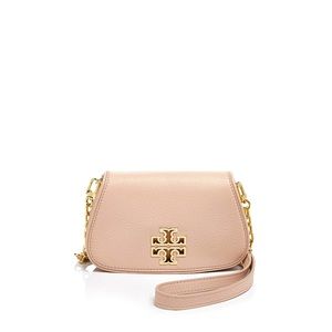 Tory Burch - Britten Mini Crossbody - Beige/Pink